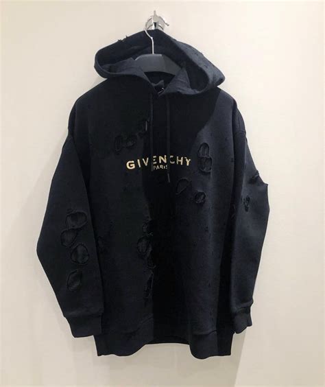 givenchy destroyed hoodie women& 39|Givenchy paris sweatshirt destroyed.